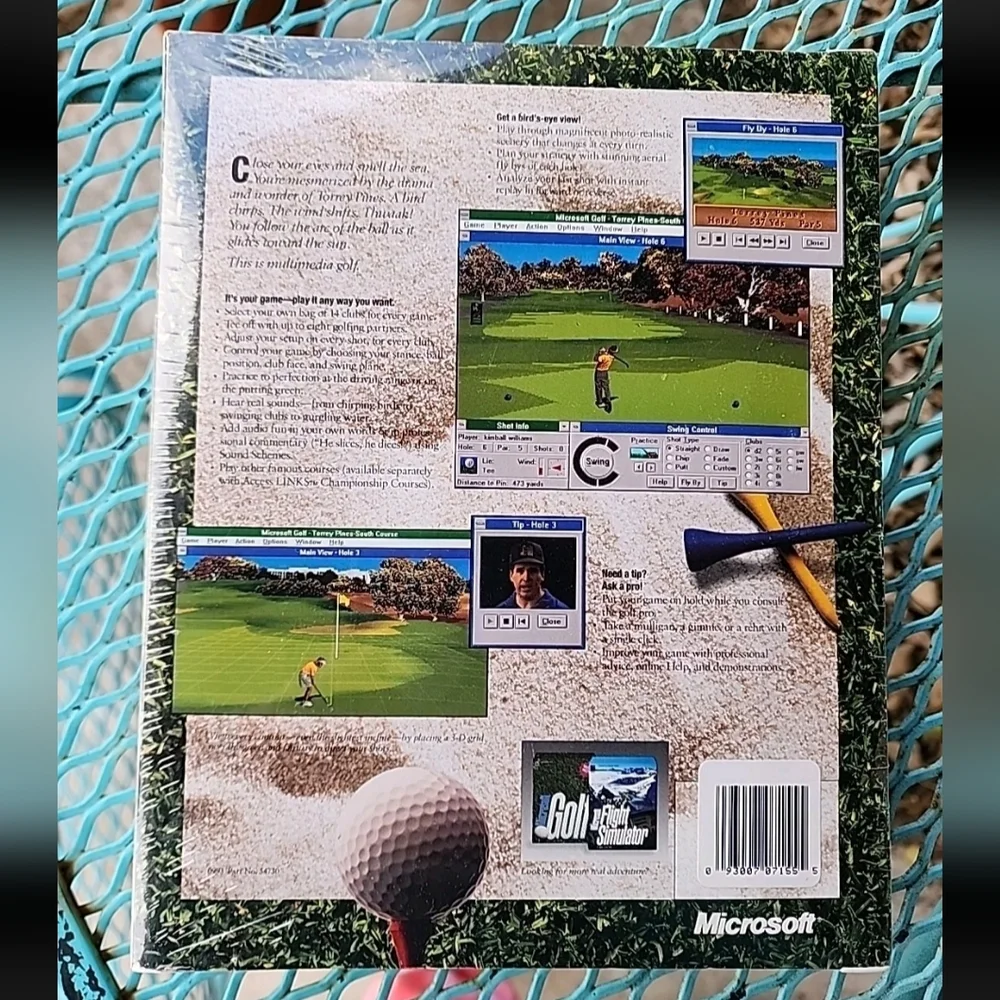 Microsoft Golf: Multimedia Edition (PC, 1993) Sealed